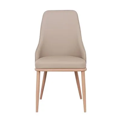 Puuviilulla pehmustettu ruokapöydän tuoli